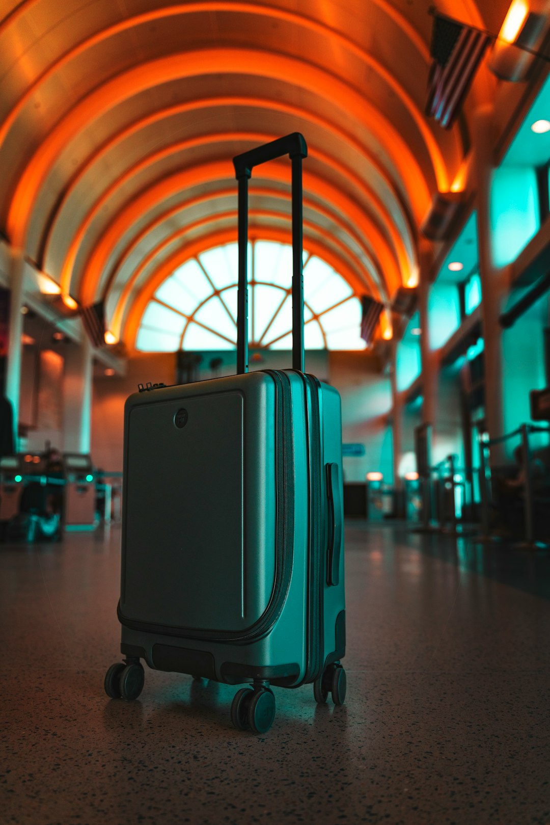 Airport terminal departure